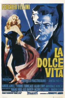 1960 La Dolce Vita Movie Film Cinema Poster Art